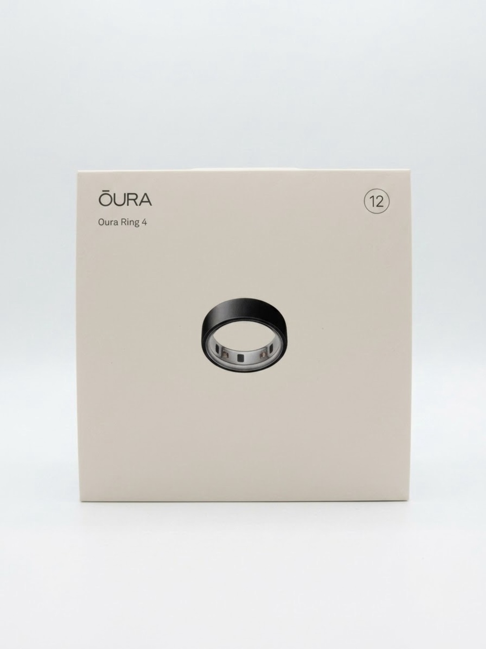 Oura Ring 4, Stealth - Size 12